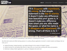Tablet Screenshot of pixeltao.com