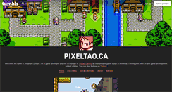 Desktop Screenshot of pixeltao.ca