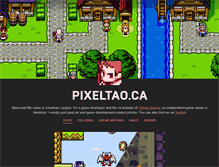 Tablet Screenshot of pixeltao.ca